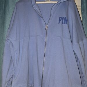 Victoria's Secret PINK Light Blue Hoodie
